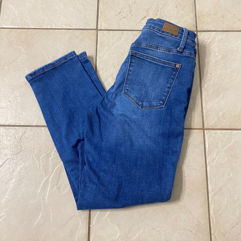 Judy Blue‎ Boyfriend Fit Distressed Medium Wash Denim Jeans Women Size 3x26